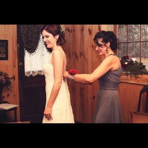 David’s Bridal long formal dress